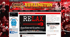 Desktop Screenshot of burlingtonlacrosse.com